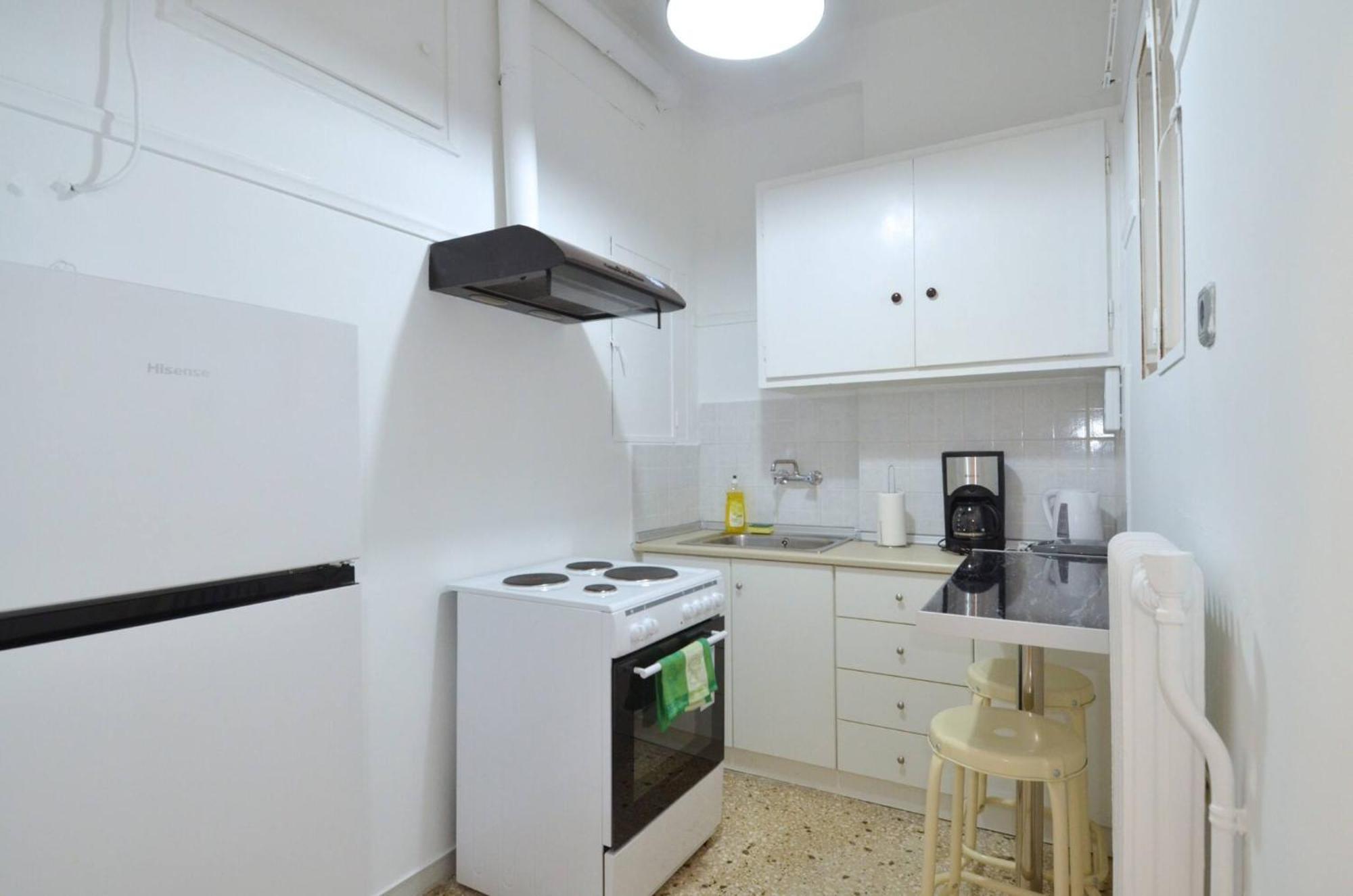 A Cozy Minimal Apartment At Koukaki, Dimitrako... 아테네 외부 사진