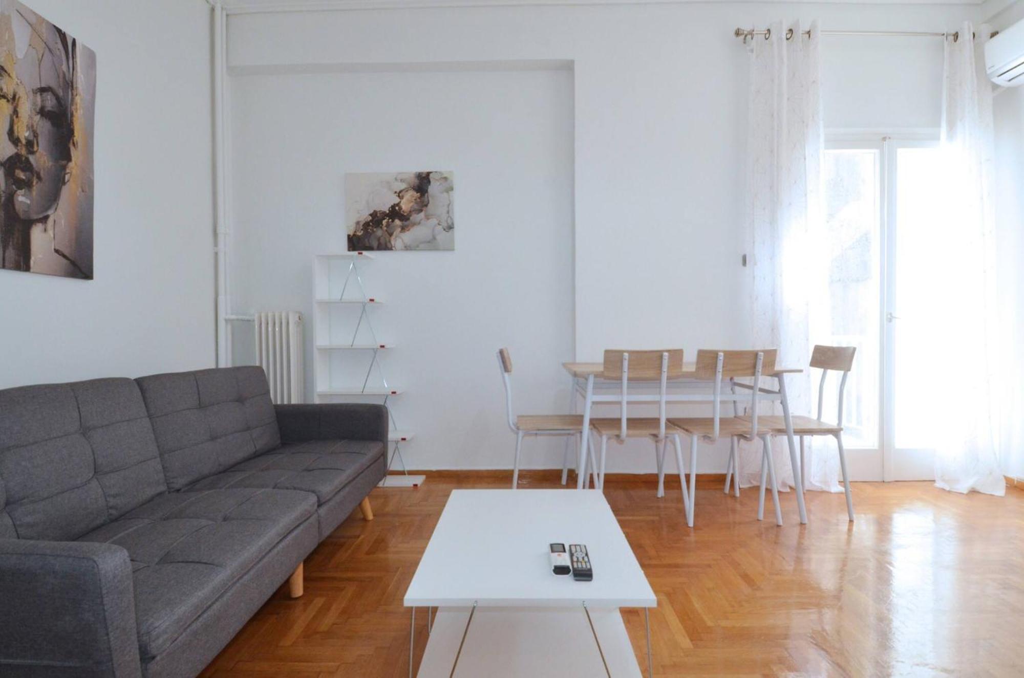 A Cozy Minimal Apartment At Koukaki, Dimitrako... 아테네 외부 사진